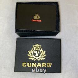 Cunard Queen Victoria Laser Cut Paperweight Inaugural Voyage 2007 New + Box