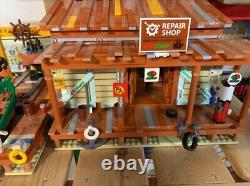 Custom Modular Building Dockyard for Lego Boat 60014 Transportation Ship 10155