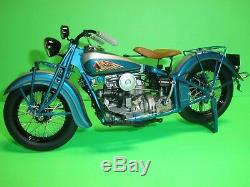 DANBURY MINT 1939 INDIAN FOUR DIE CAST MOTORCYCLE NEW IN BOX 110 Scale