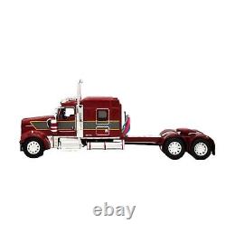 DCP 1/64 KENWORTH W900L with72Sleeper & Fontaine TriAxle Lowboy withJeep