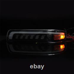 DOT Projector LED Headlights for 1999 2000 2001 2002 Chevy Silverado 1500/2500