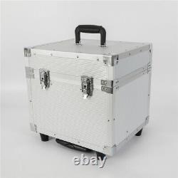 Dental Mobile Delivery Unit Portable Rolling Box Air Compressor Suction 4 Holes