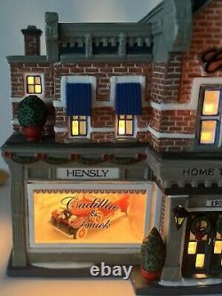 Department 56 GM Hensly Cadillac & Buick Christmas In The City Series #56-59235