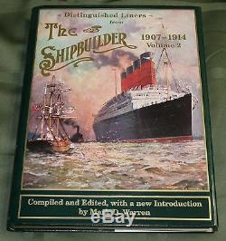 Distinguished Liners From The Shipbuilder Two Volumes New In Sealed Boxes