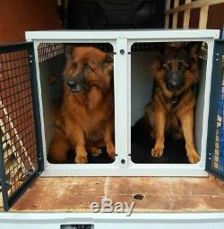Dog Box UK Dog Transportation Box Crate K9 Discovery 3/4 Double Box