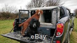 Dog Box UK Dog Transportation Box Crate Weatherproof Model L200 Ranger Hilux