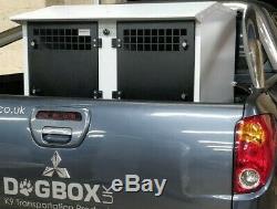 Dog Box UK Dog Transportation Box Crate Weatherproof Model L200 Ranger Hilux