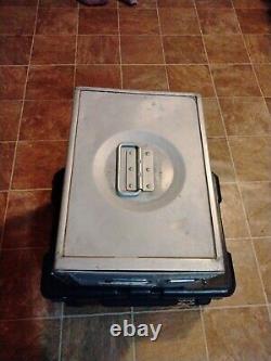Driessen Airline Aircraft Galley Meal, Food, Storage Box, Aluminum, Nice Cond