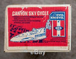 Evel Knievel Canyon Sky Cycle Sealed (never Opened) In Box Ideal 1974