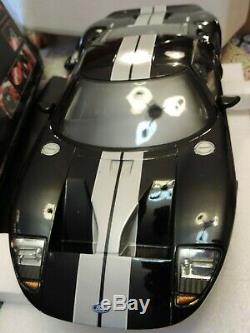 Ford Gt40 Large Scale Die Cast 112 Model Car Rare Black Version New In Box