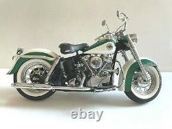 Franklin Mint 110 Diecast Harley Davidson Green 1958 Duo-glide Out Of Box
