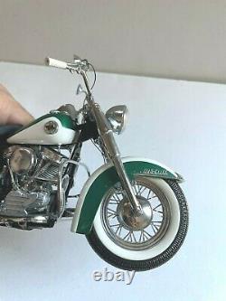 Franklin Mint 110 Diecast Harley Davidson Green 1958 Duo-glide Out Of Box