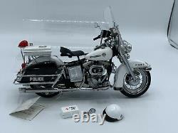 Franklin Mint 1976 Harley Davidson Police Patrol Electra Glide Motorcycle NO BOX