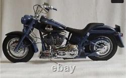 Franklin Mint Harley-Davidson Blues Missile Motorcycle 110 diecast B11XE71 box