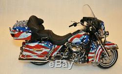 Franklin Mint Harley Davidson Patriotic Ultra Classic Electra Glide with box