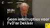 Fvd Er Dekker Krijgt Geen Interrupties Van Andere Partijen Of Onderbreking Bergkamp Tijdens Inbreng