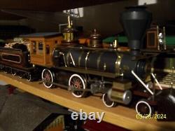 G Scale Bachmann Spectrum 4-4-0 American Steam Locomotive-C-8-Never used-Boxed