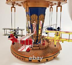 Gold Label Collection World's Fair Biplane Ride Holiday Christmas Music Lighted