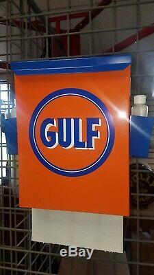 Gulf Oil 1950s Gas Oil Station Towel Box Dispenser New