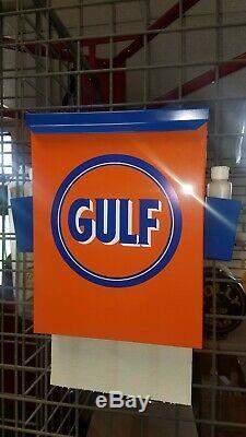 Gulf Oil 1950s Gas Oil Station Towel Box Dispenser New