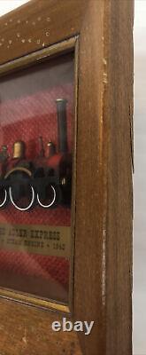 Guncrafters Collection The Adler Express 1830-1840Steam Engine Shadow Box Train