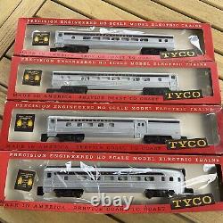 HO Scale TYCO Mantua 1960's Pennsylvania 4 Car Passenger Set In Original Boxes