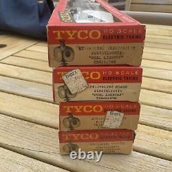 HO Scale TYCO Mantua 1960's Pennsylvania 4 Car Passenger Set In Original Boxes