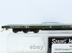 HO Spring Mills Depot #161203-11 DODX (Thrall) Olive Green Transport Car #40244