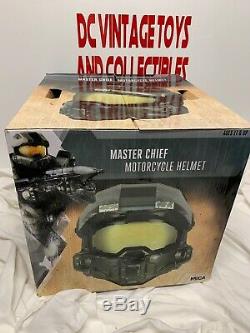 Halo MASTER CHIEF MOTORCYCLE HELMET Size LARGE In Box Neca DOT Certified