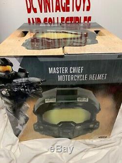 Halo MASTER CHIEF MOTORCYCLE HELMET Size Medium in Box Neca DOT Certified