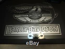 Harley Davidson 100th Anniversary Eagle Shadow Box Pre Owned Excellent Condition