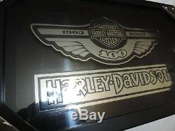 Harley Davidson 100th Anniversary Shadow Box Pre Owned In Excellent Condition