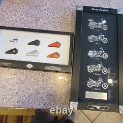 Harley Davidson 2004- 2011 PLUS THE 80'S Collectible Shadow Boxs. 9 pc bulk lot