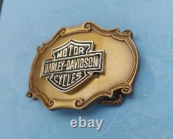 Harley-Davidson Belt Buckle Bar & Shield Vintage 1978 New In Original Box
