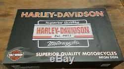 Harley Davidson Genuine Dealer Motorcycles Neon Sign in Original Box