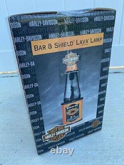 Harley Davidson Lava Lamp Bar & Shield, Rare, 19.5 New In Box