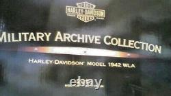 Harley Davidson Shadow Box 2010 Military Archive Collection 23.75 wide X 12