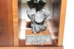 Harley-Davidson Shadow Box Pewter Minature Engine Set