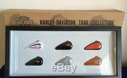 Harley-davidson Collectible Gas Tanks Shadowbox Ornaments New In Box