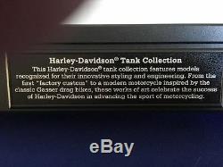 Harley-davidson Collectible Gas Tanks Shadowbox Ornaments New In Box