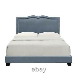 Home Fare Full One Box Double Nail Trim Bed Blue