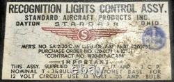 IFF Friend or Foe Identification Switch Box, NOS, WWII Aviation INS-0116