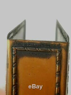 INDIAN Motorcycle Metal Match Box Cover Holder Safe Hendee Mfg USA Vintage