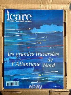 Icare French Aviation Magazines Boxed x 11. Mint Condition Except One