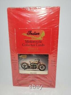 Indian Motorcycle Collector Cards Factory Sealed Box Series 2 24 PACK CASE RARE