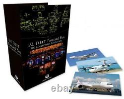 JAPAN Airlines JAL Fleet Postcard Box 100 sheets Collectible issued NEW