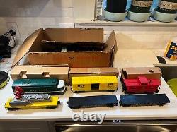 KMT Kusan Auburn Train Set 105 With Original Box Engine 2716 O Gauge Rare Set