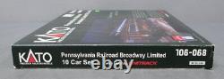 Kato 106-068 N Scale Pennsylvania Broadway Limited 10-Car Passenger Set EX/Box
