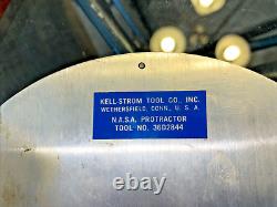 Kell-Strom NASA Propeller Protractor Air Force Protractor Tool #36D2844 Wood Box