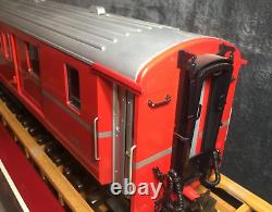 LGB 3069 RhB Red Baggage Car Metal Wheels Original Box